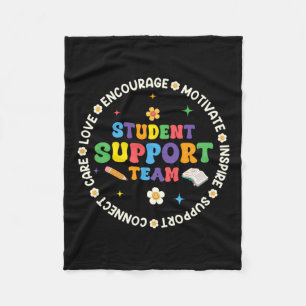 Student Support Team Appreciation Week Back To Fleece Blanket