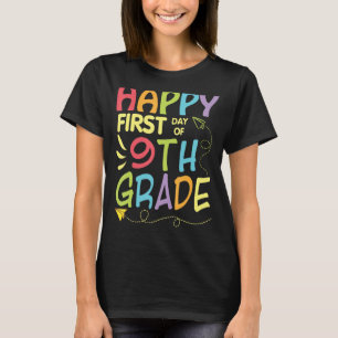 Student Teacher Back To School Happy First Day Of T-Shirt