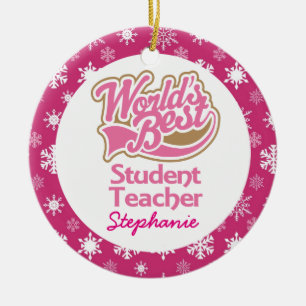 Student Teacher Personalized gift Ornament