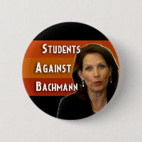 Students Against Bachmann campaign button