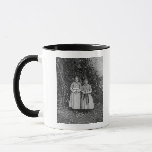 Students at Art School for Girls in Turkey Mug (Left)