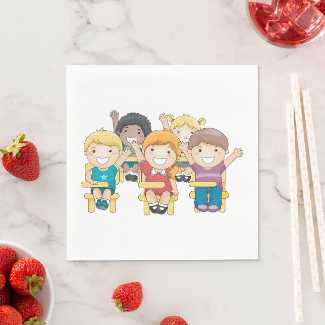 Students In Class Napkin (Creator Uploaded)