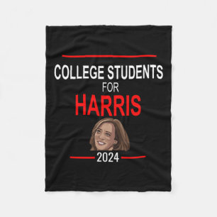 Students Kamala Harris President Kamala Election  Fleece Blanket