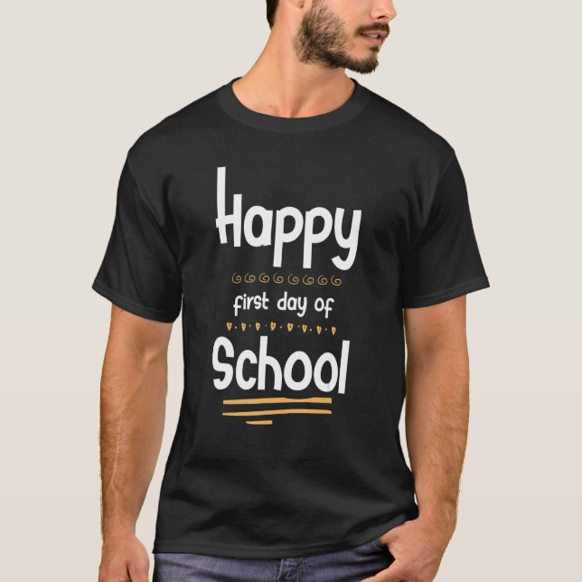 Students Quote Back To School Cool For Students T-Shirt (Front)