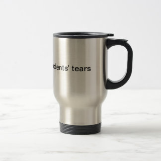 Students' tears travel mug