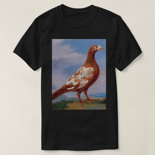 Studies of carrier pigeon mealy racing pigeon T-Shirt (Design Front)
