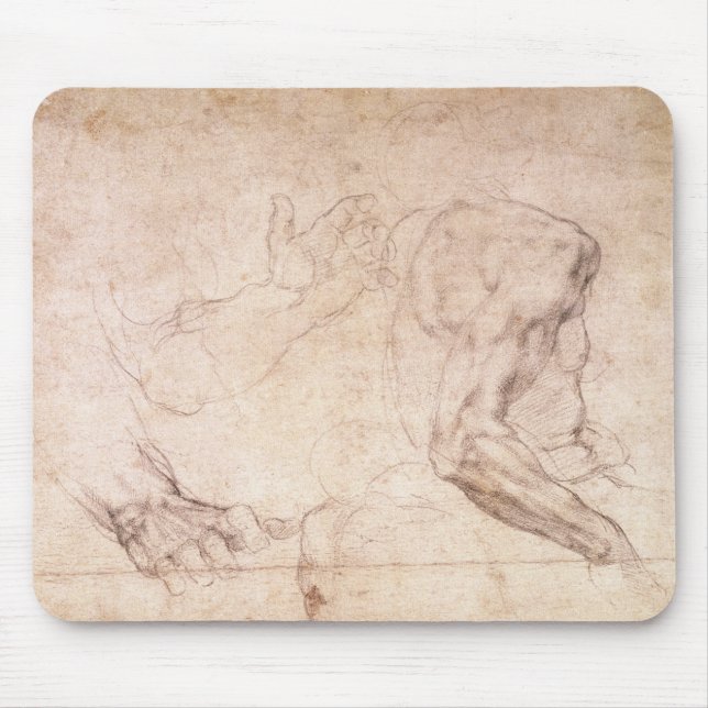 Studies of hands and an arm mouse pad (Front)