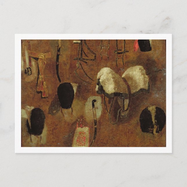 Studies of Military Accoutrements: a study for 'Th Postcard (Front)