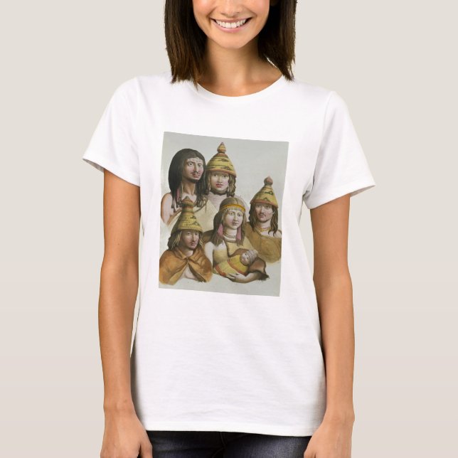 Studies of native Americans (color litho) T-Shirt (Front)