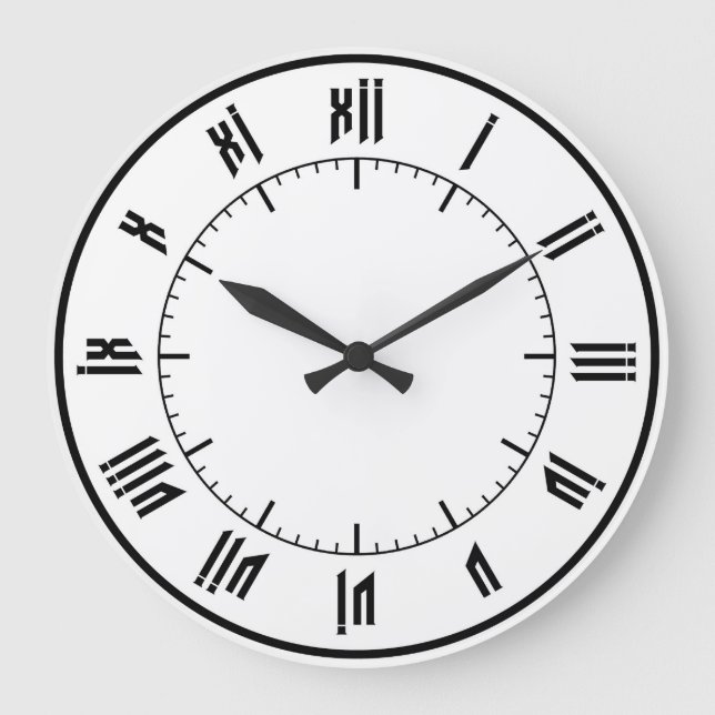 studio432hz roman wall clock (Front)