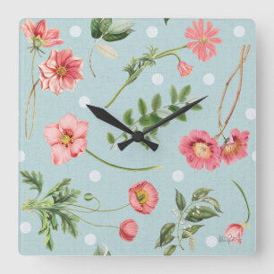 Studio Botanicals Square Wall Clock