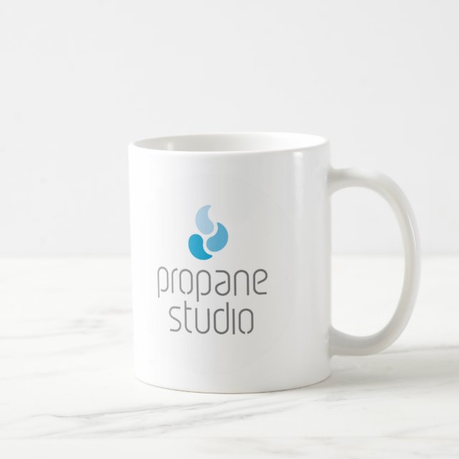 Studio de propane - tasse blanche classique (Droite)