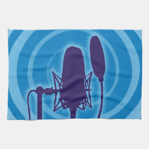 Studio Microphone Kitchen Towel