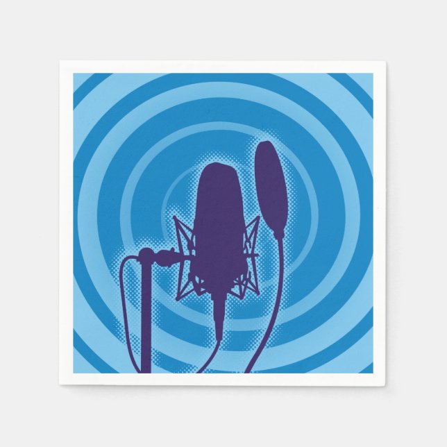 Studio Microphone Napkin (Front)
