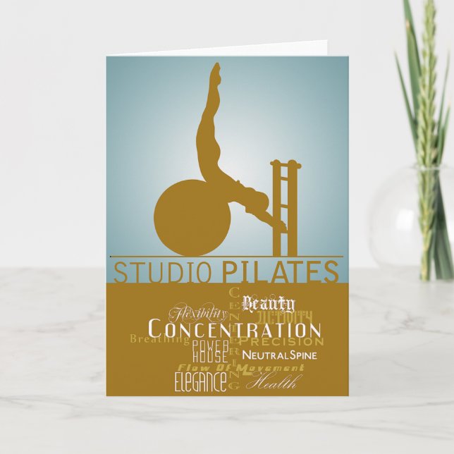 Studio Pilates - Card, Greeting Card (Front)