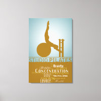Studio Pilates - Wrapped Canvas