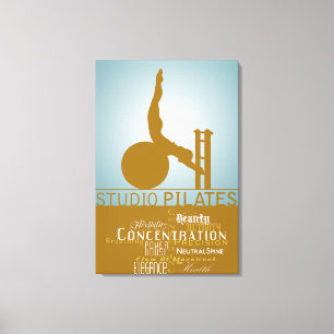 Studio Pilates - Wrapped Canvas