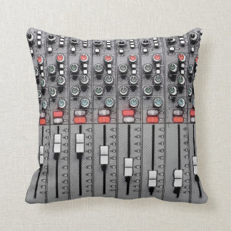 Studio Pillow: Mixer / Sound Board Throw Pillow
