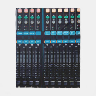 Studio sound mixer, technology gear for better nat fleece blanket