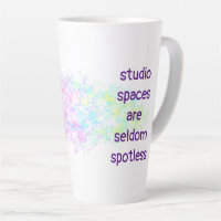 "Studio Spaces Are Seldom Spotless" Artist