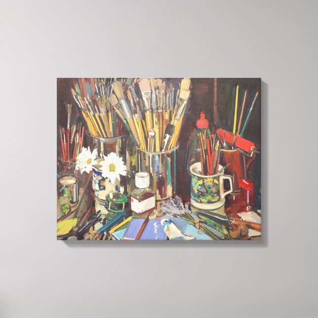 Studio Still Life 2012 Canvas Print (Front)