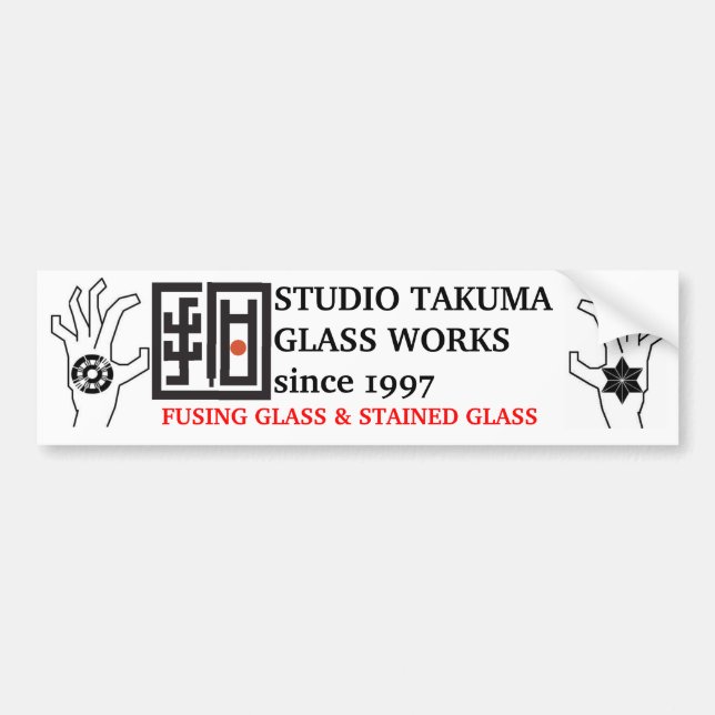 studio takuma glass works STICKER (Front)