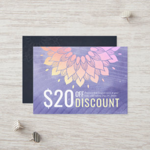 Studio Yoga Gold Mandala Coupon Fidélité