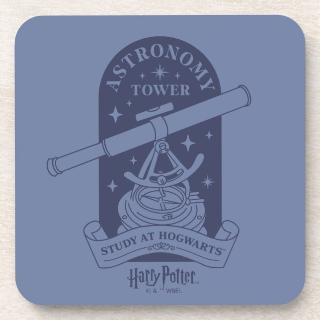 Study at HOGWARTS™ Astronomy Tower Coaster (Front)