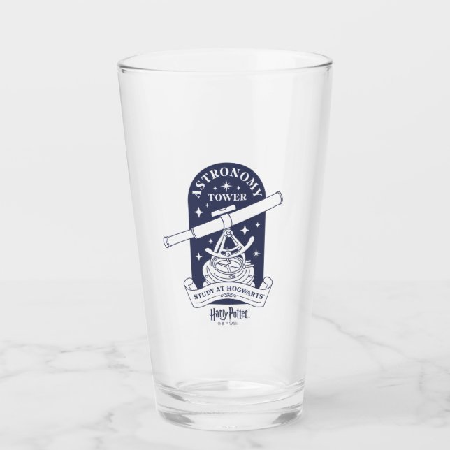 Study at HOGWARTS™ Astronomy Tower Glass (Front)