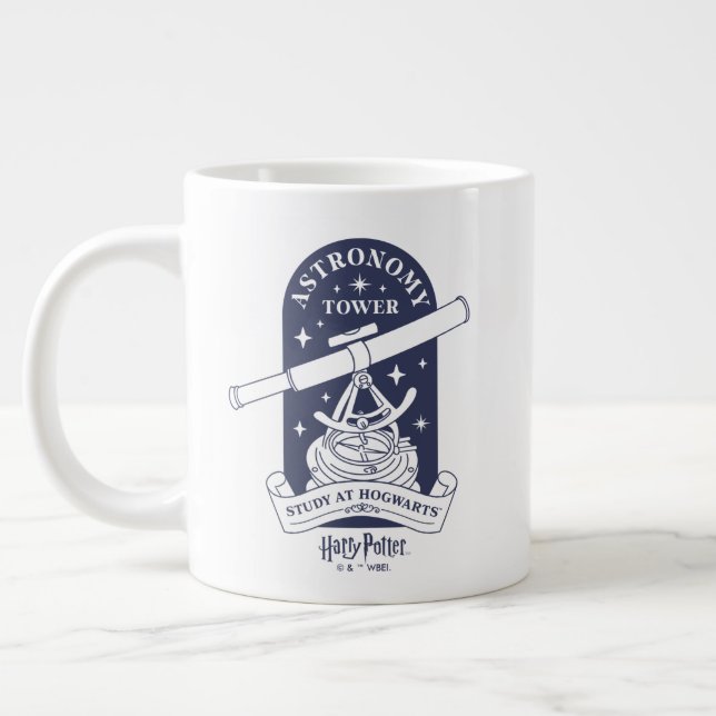 Study at HOGWARTS™ Astronomy Tower Large Coffee Mug (Left)