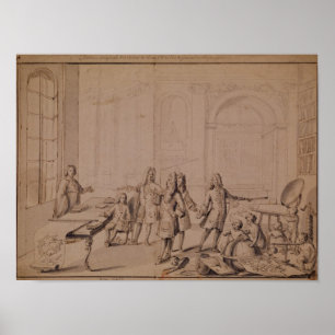 Study for a Lesson being give to the Young Poster