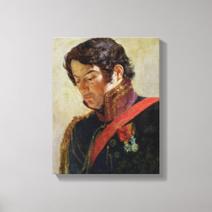 Study for a Portrait of Baron Dominique Larrey Canvas Print