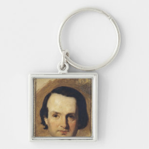 Study for a portrait of Victor Hugo  c.1836 Keychain