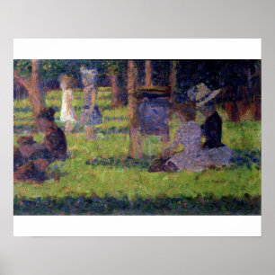 Study for 'A Sunday Afternoon on the Island of La Poster