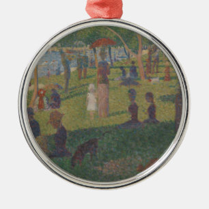 Study for A Sunday on La Grande Jatte Metal Ornament
