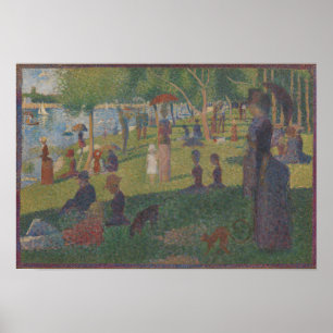 Study for A Sunday on La Grande Jatte Poster