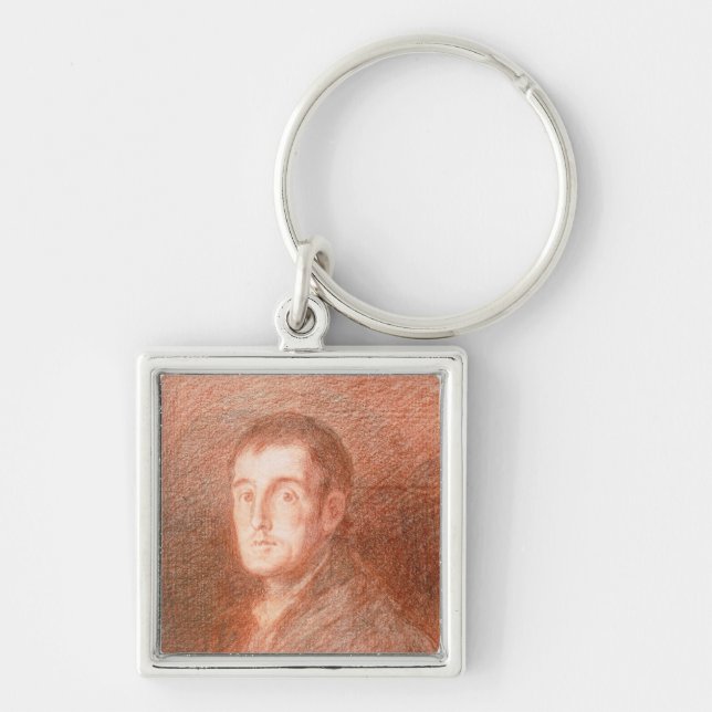 Study for an equestrian portrait keychain (Front)