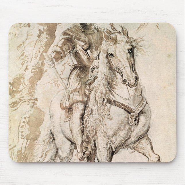 Study for an equestrian portrait mouse pad (Front)