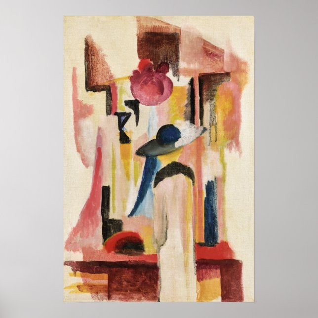 Study for Bright Shop Window | August Macke Poster (Front)