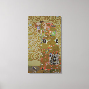 Study for Fulfilment, c.1905-09 (w/c & gold on pap Canvas Print