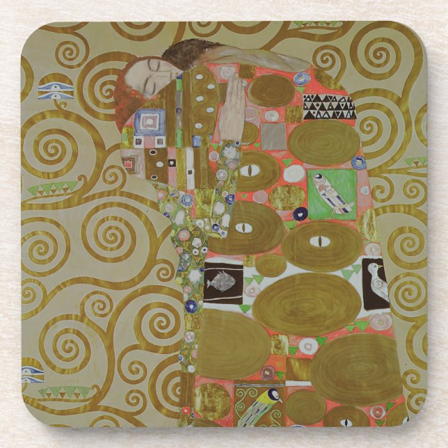 Study for Fulfilment, c.1905-09 (w/c & gold on pap Coaster (Front)