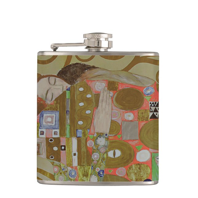 Study for Fulfilment, c.1905-09 (w/c & gold on pap Hip Flask (Front)