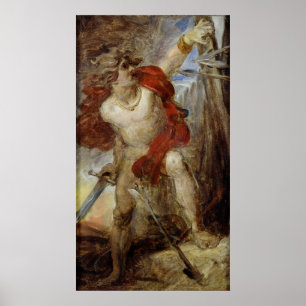 Study for Gaulish Courage, c.1830-32 Poster