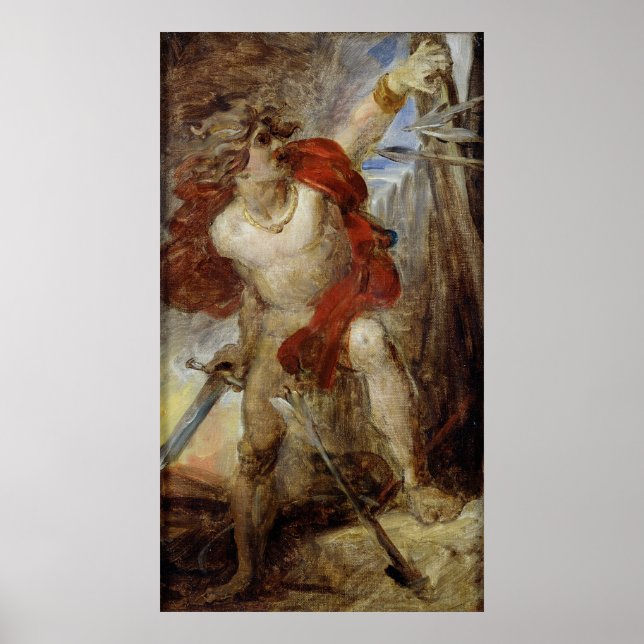 Study for Gaulish Courage, c.1830-32 Poster (Front)