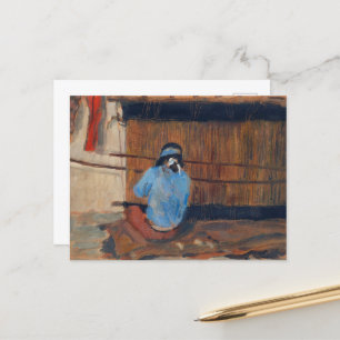 Study for Hopi Weaver by Maynard Dixon Holiday Postcard