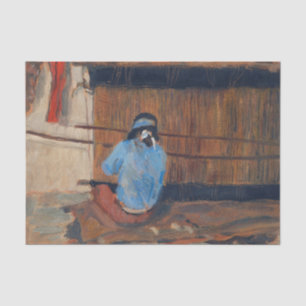 Study for Hopi Weaver by Maynard Dixon Tissue Paper