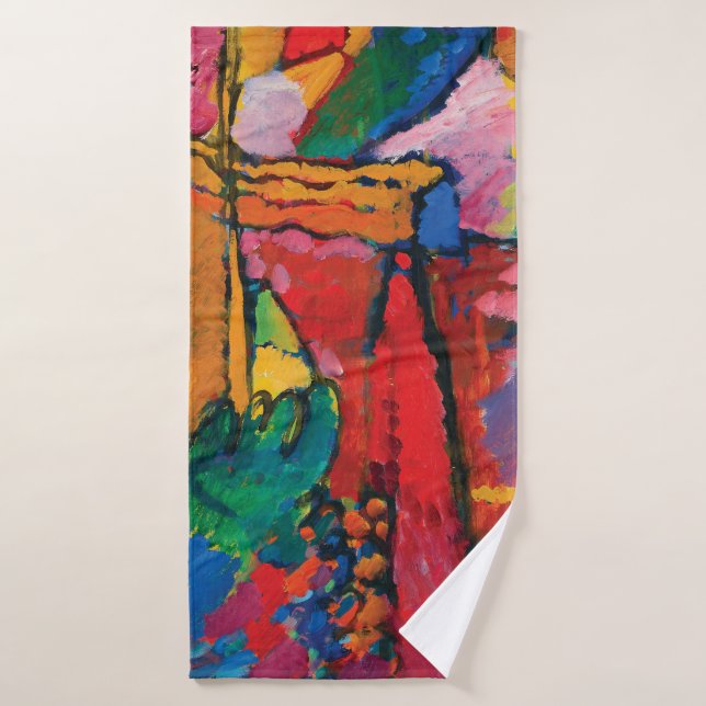 Study for Improvisation V by Wassily Kandinsky Bath Towel (Bath Towel)