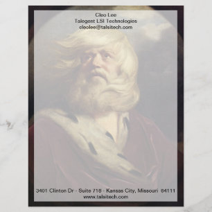 Study for King Lear - Joshua Reynolds Letterhead