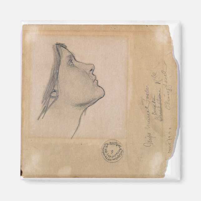 Study for 'Lamia', c.1904-05 (pencil on paper) Magnet (Front)