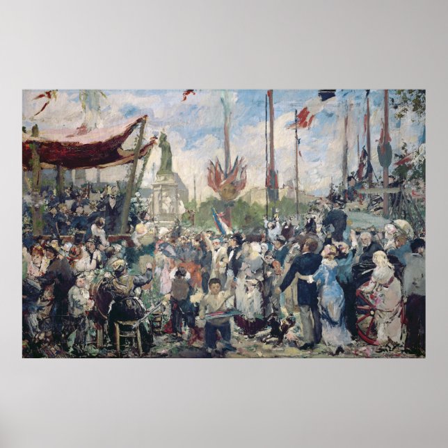 Study for 'Le 14 Juillet 1880', 1880-84 Poster (Front)